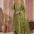 Pista embroidery silk blend sharara suit set
