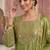 Pista embroidery silk blend sharara suit set