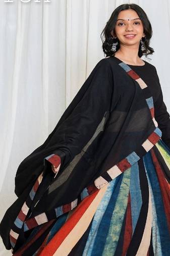 Shades of Ajrakh - Stripes Outfit