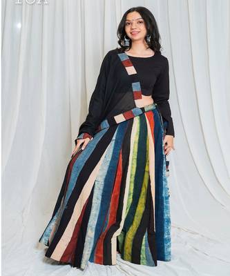 Shades of Ajrakh - Stripes Outfit 2