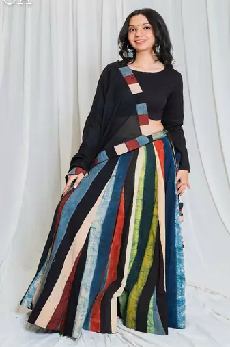 Shades of Ajrakh - Stripes Outfit