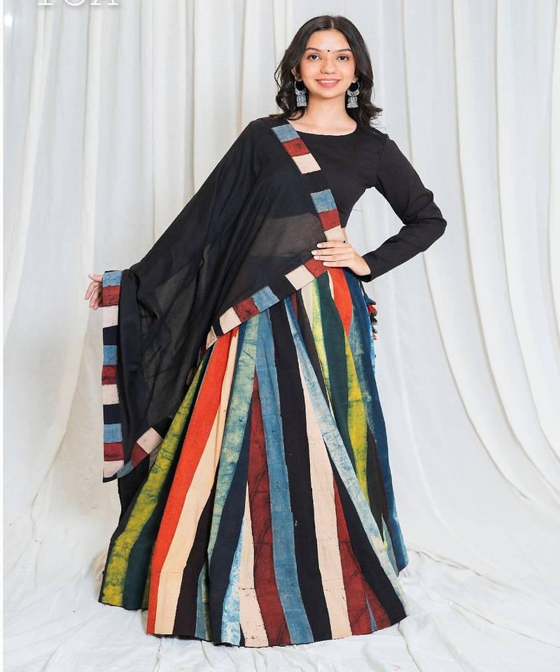 Shades of Ajrakh - Stripes Outfit