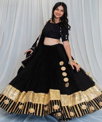 Shades Of Lampi - Crush Silk Sona Lampi Outfit - Black 1