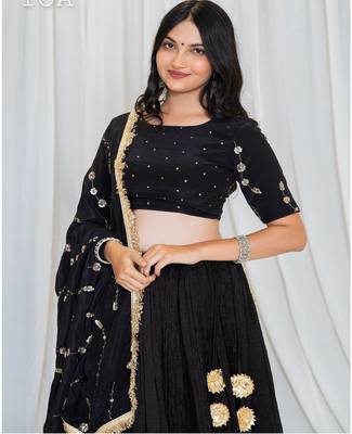 Shades Of Lampi - Crush Silk Sona Lampi Outfit - Black 3