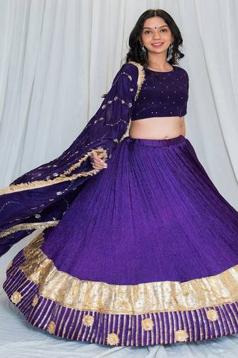 Shades Of Lampi - Crush Silk Sona Lampi Outfit - Jaamuni
