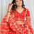 Shades Of Lampi - Gharchola Bandhani Lampi Outfit - Red