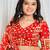 Shades Of Lampi - Gharchola Bandhani Lampi Outfit - Red
