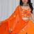 Shades Of Mirror - Random Multi Mirror Work Outfit - Orange