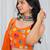 Shades Of Mirror - Random Multi Mirror Work Outfit - Orange