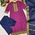 Rani woven jaquard straight kurti dupatta with pant