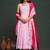 Viscos organza suit with viscose dayeble organza hand painted dupatta stiched  suit