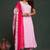 Viscos organza suit with viscose dayeble organza hand painted dupatta stiched  suit