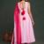 Viscos organza suit with viscose dayeble organza hand painted dupatta stiched  suit