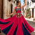 Coral Rayon Cotton Navratri Lehenga Choli with Kutchi Work
