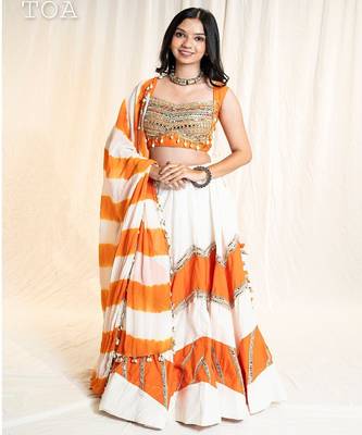 Double Trio Offwhite to Orange Set 2