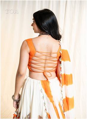 Double Trio Offwhite to Orange Set 4
