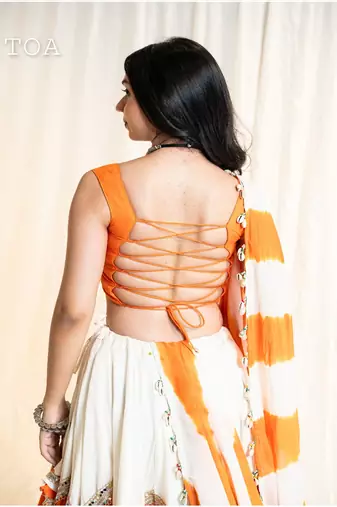Double Trio Offwhite to Orange Set