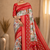 Multi color 2 Ikkat Patola Printing With Hand Made Tassels Fumka Dola Silk Saree