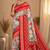 Multi color 2 Ikkat Patola Printing With Hand Made Tassels Fumka Dola Silk Saree