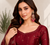 Women's Premium Maroon Sequin Work Lehenga Choli with Soft Net Dupatta with embroidered border
