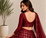 Women's Premium Maroon Sequin Work Lehenga Choli with Soft Net Dupatta with embroidered border