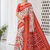 Multi color 4 Ikkat Patola Printing With Hand Made Tassels Fumka Dola Silk Saree