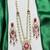 Bridal Ruby Emerald Necklace Set: Sabyasachi Inspired Royal Indian Haram, Bollywood Jewelry