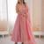 baby pink  silk blend blend  embroidered with sequence anarkali suit