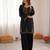 maroon  silk blend embroidered with sequence anarkali suit