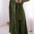 mehendi  silk blend embroidered with sequence plazzo suit