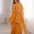 yellow  silk blend zarkhand work designer plazzo suit