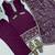 wine georgette embroidered siroski diamond work plazzo suit