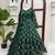green  silk blend thread with sequence anarkali suit