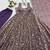 purple  silk blend embroidered with sequence anarkali suit