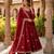 black rayon thread work farshi salwar suit