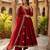 black rayon thread work farshi salwar suit