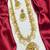 Antique Gold Temple Jewelry Set: Lakshmi Haram Necklace, Jhumka Earrings, Guttapusalu Pearls