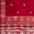 Red semi kataan silk banarasi saree with beautiful floral booti zari work