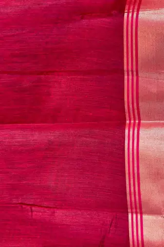 Blue cotton silk banarasi saree with zari booti work