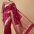 Maroon semi kataan silk banarasi saree with sonarupa zari booti work