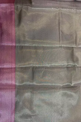 Rose gold semi kataan silk banarasi saree with sonarupa zari booti work