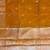 Mustard semi kataan silk banarasi saree with silver zari booti work