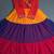 Multicolor bandhani printed navratri anarkali dress