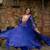 Navratri special blue georgette bandhani printed gown