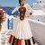 White Rayon Cotton Navratri Lehenga with Kutchi Mirror Work Designer Top