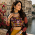 Black Rayon Cotton Navratri Lehenga with Bandhani Kurti & Kachchi Work