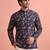Rooted libaas multicolor digital print cotton blend full sleeves short kurta