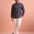 Rooted libaas multicolor digital print cotton blend full sleeves short kurta