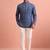 Rooted libaas multicolor digital print cotton blend full sleeves short kurta
