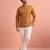 Rooted libaas multicolor digital print cotton blend full sleeves short kurta